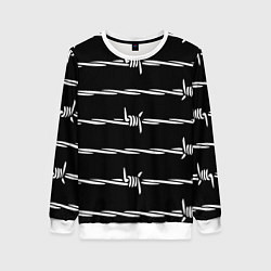 Женский свитшот Проволока колючая