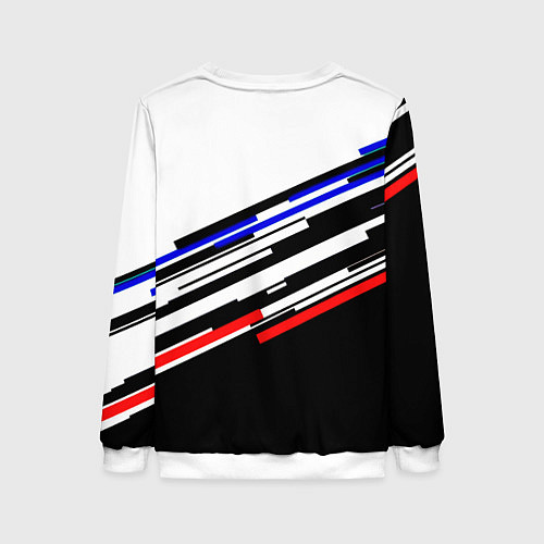 Женский свитшот Doom line color / 3D-Белый – фото 2