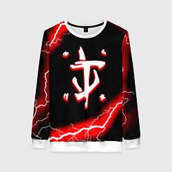 Женский свитшот Doom красный шторм