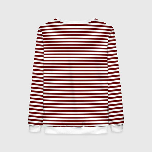 Женский свитшот Тельняшка спецназовца / 3D-Белый – фото 2