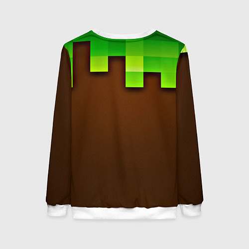 Женский свитшот Minecraft forever / 3D-Белый – фото 2