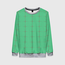 Женский свитшот Color green stripes