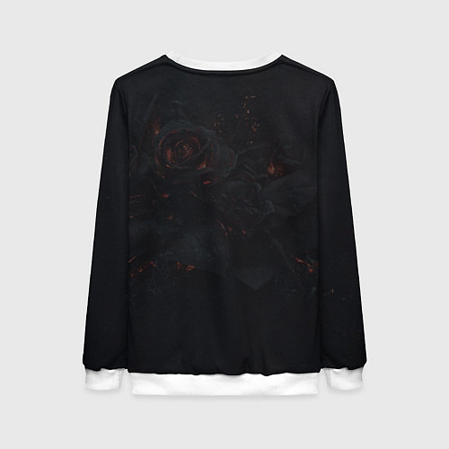 Женский свитшот Ризли вампирская тематика / 3D-Белый – фото 2