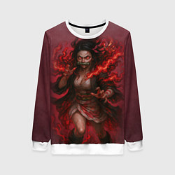 Женский свитшот Незуко Камадо реализм