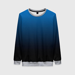 Женский свитшот Blue gradient