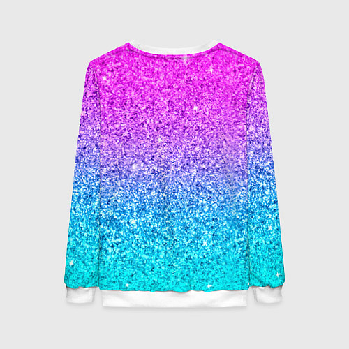 Женский свитшот Duck yeah - утка в наушниках / 3D-Белый – фото 2