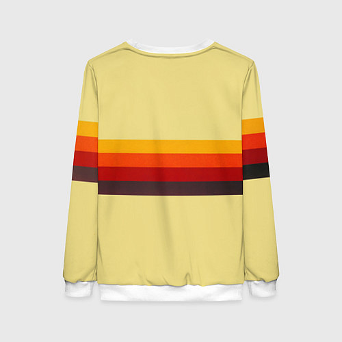 Женский свитшот Ретро автобус РАФ-977 поп-арт / 3D-Белый – фото 2