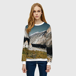 Свитшот женский Фардык-Кешене, цвет: 3D-белый — фото 2