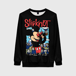 Женский свитшот Слипкнот и Микки Маус - I push my fingers into my