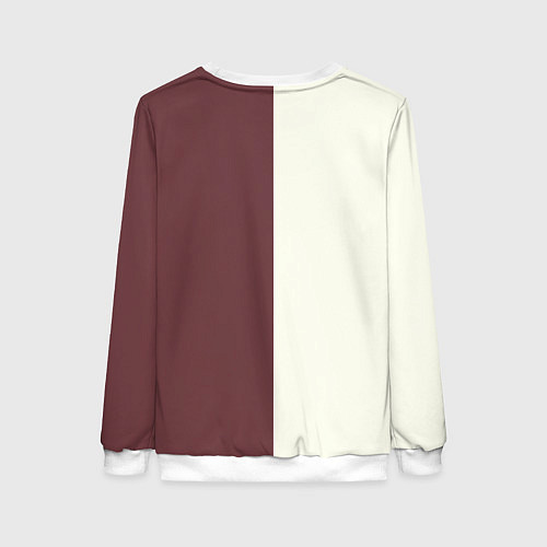 Женский свитшот Силуэт африканки / 3D-Белый – фото 2