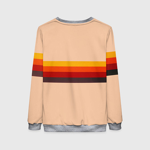 Женский свитшот ПАЗ 652 ретро автобус поп-арт / 3D-Меланж – фото 2