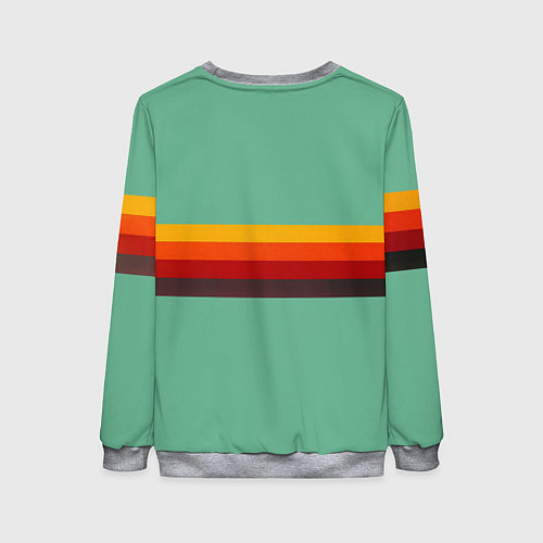 Женский свитшот Ретро автобус ЗИЛ 158ВРА1 поп-арт / 3D-Меланж – фото 2