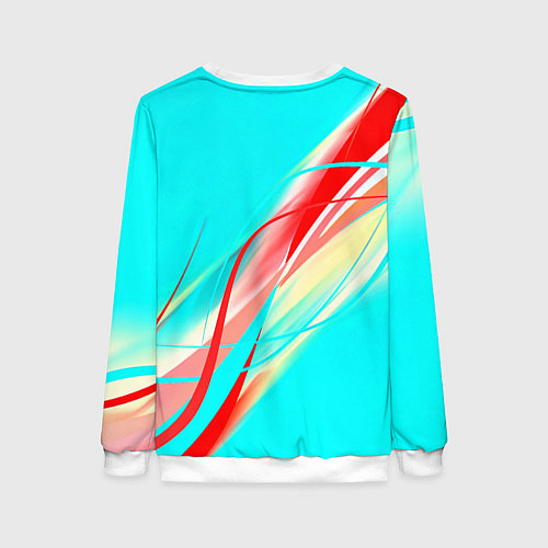 Женский свитшот Arsenal stripes / 3D-Белый – фото 2