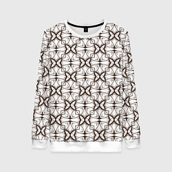 Женский свитшот Абстрактные бабочки