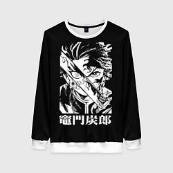 Женский свитшот Клинок рассекающий демонов - slayer