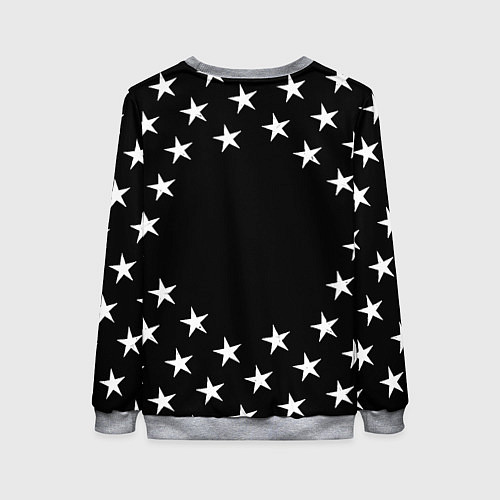 Женский свитшот Манчестер сити звезды / 3D-Меланж – фото 2