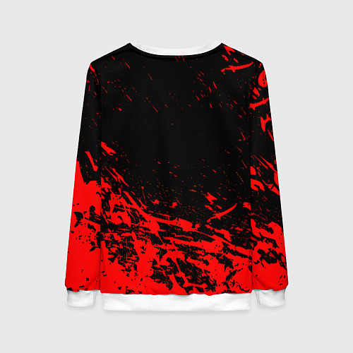 Женский свитшот Валенсия брызги красок / 3D-Белый – фото 2