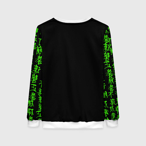 Женский свитшот Аниме Человек бензопила / 3D-Белый – фото 2