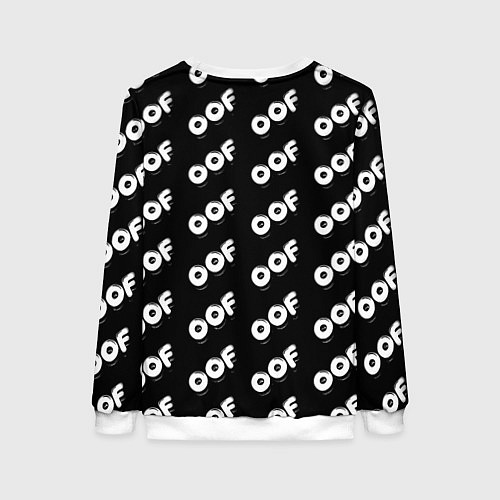Женский свитшот Juventus off pattern / 3D-Белый – фото 2