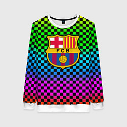 Женский свитшот Barcelona gradient neon