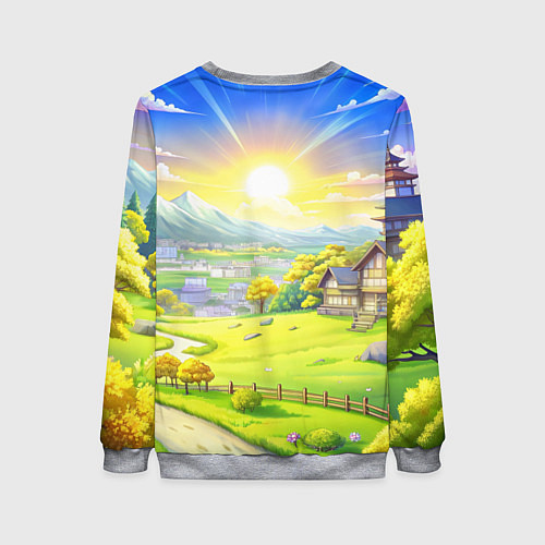 Женский свитшот League of legends Тимо / 3D-Меланж – фото 2