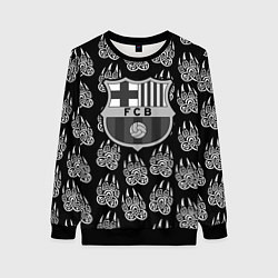 Свитшот женский Barcelona лапы лес, цвет: 3D-черный