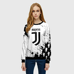 Свитшот женский Juventus люди спорт, цвет: 3D-черный — фото 2
