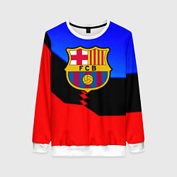 Женский свитшот Barcelona спортивная геометрия