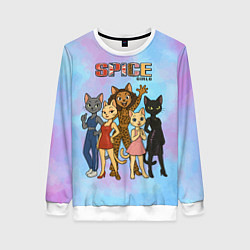 Женский свитшот Spice girls кошки из 90х