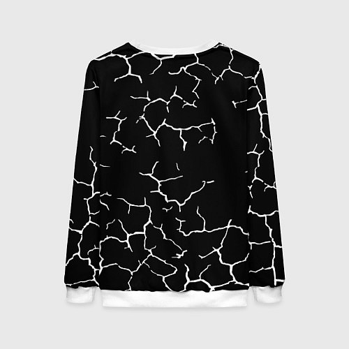 Женский свитшот Borussia черно белые / 3D-Белый – фото 2