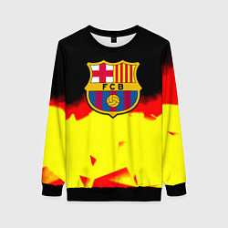 Свитшот женский Borussia абстракция золото геометрия, цвет: 3D-черный