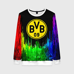 Свитшот женский Borussia градиент текстура, цвет: 3D-белый