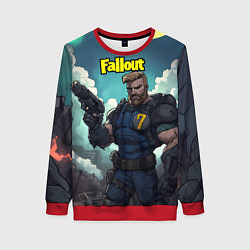 Женский свитшот Fallout седьмой