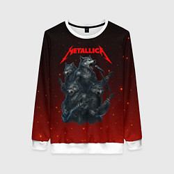 Женский свитшот Metallica в виде волков