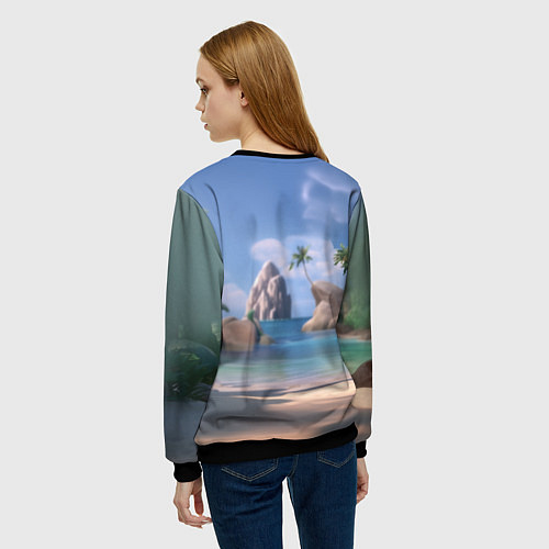 Женский свитшот Мем чотко Цыпа Джо / 3D-Черный – фото 4