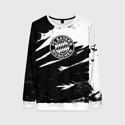 Свитшот женский Бавария Мюнхен крылья краски, цвет: 3D-белый