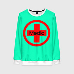 Свитшот женский Medic, цвет: 3D-белый