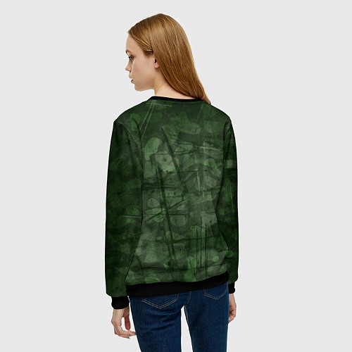 Женский свитшот Эмблема CS2 / 3D-Черный – фото 4