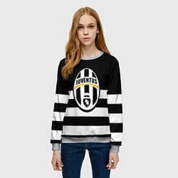 Свитшот женский Juventus линии, цвет: 3D-меланж — фото 2