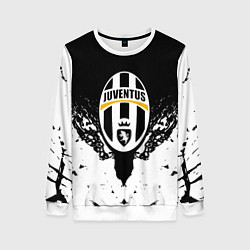 Женский свитшот Ювентус краски всплеск текстура