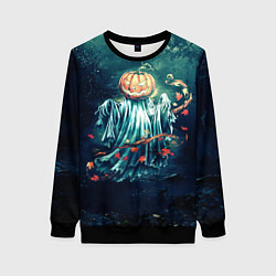Женский свитшот Тыква призрак