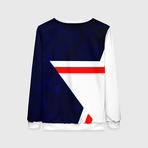 Женский свитшот Бавария звезды геометрия / 3D-Белый – фото 2