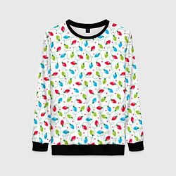 Женский свитшот Гирлянда триколор