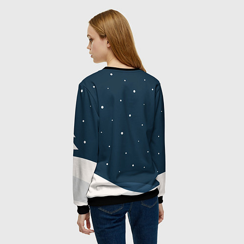 Женский свитшот Время мечтаний 2026 / 3D-Черный – фото 4