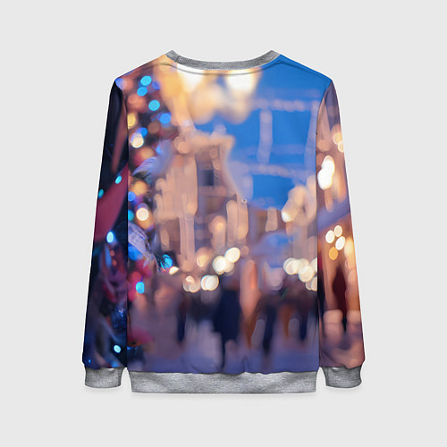 Женский свитшот Милая лошадка символ 2026 / 3D-Меланж – фото 2