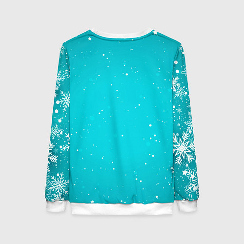 Женский свитшот Голова лошадки / 3D-Белый – фото 2