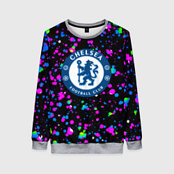 Женский свитшот Челси неоновые краски