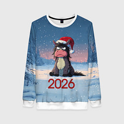 Женский свитшот Строгай лошадь