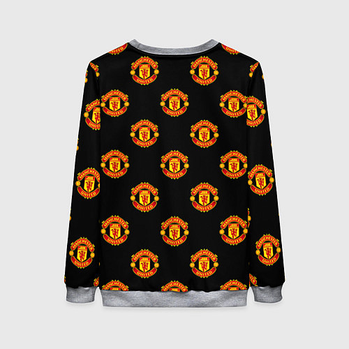 Женский свитшот Manchester United Pattern / 3D-Меланж – фото 2