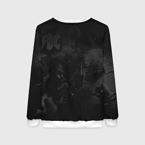 Женский свитшот AC/DC / 3D-Белый – фото 2